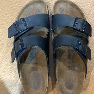 Birkenstocks Oiled Leather black leather size 9/40 great condition
